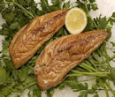 Hot smoked mackerel fillets