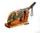 Whole Iberian Pata Negra Ham and Stand